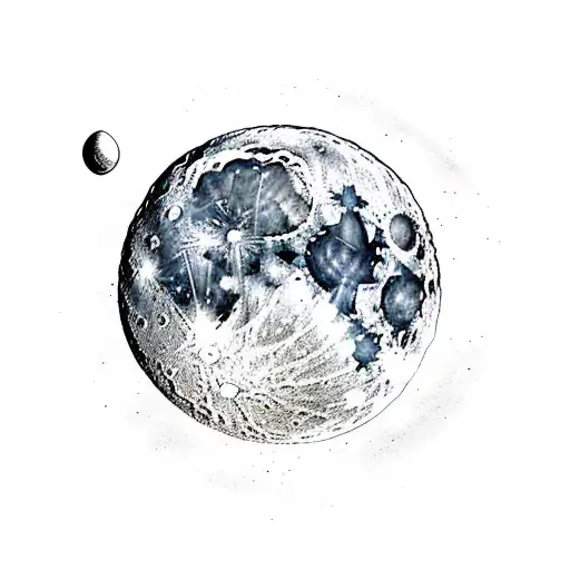 Moon Background For Text