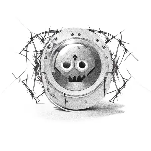 Voice Memo With Date And Barbed Wire