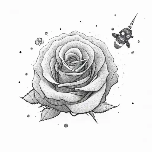 Astronaut With Roses