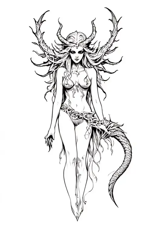 Demonic Siren Evil Beautiful