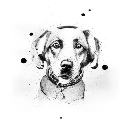 Dog Made From Embers