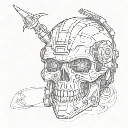 Helmet Half Skull Wrist