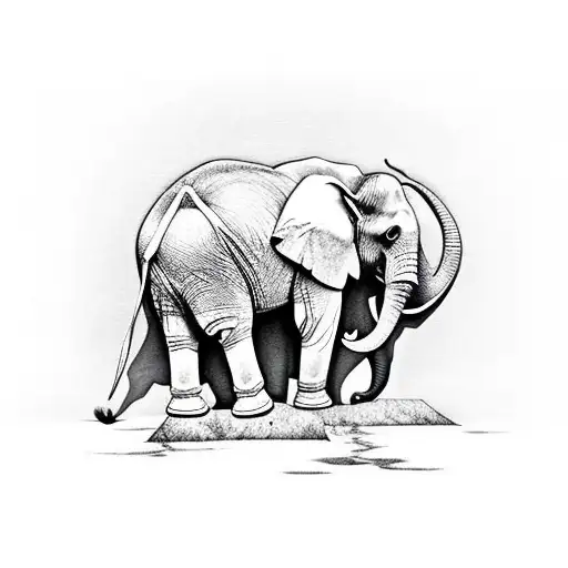 Thailand With Elephant