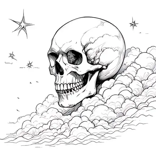 Skull Sky And Stara