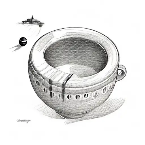 Espresso Cup With Italian Football