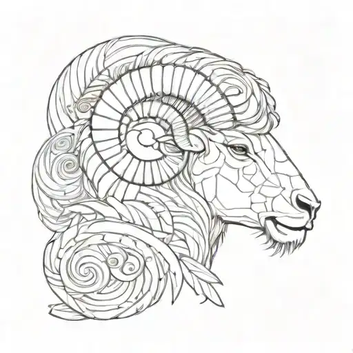 Aries Zodiac Sign And Next To It Zodiac Sign Leo