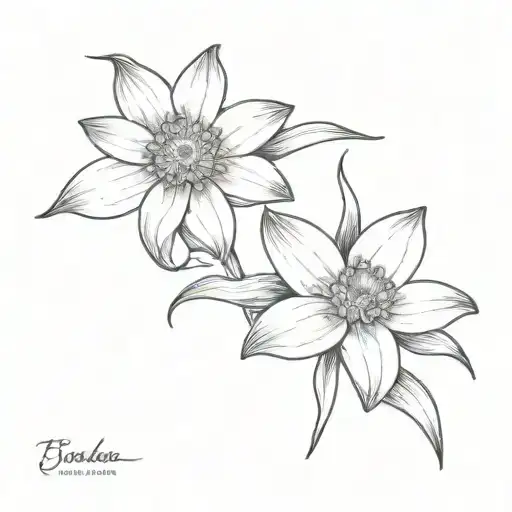 Daisy And Narcissus Flower