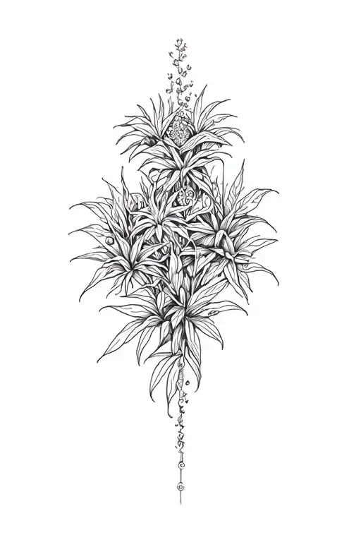 Crown Of Houseplants Intertwined