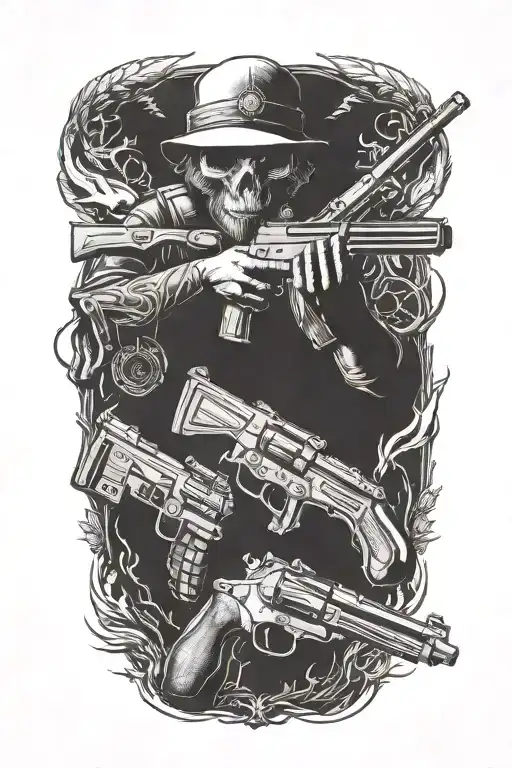 Anti Poaching With Guns And Crusifix