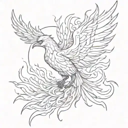 Futuristic And Flamboyant Phoenix Reborn