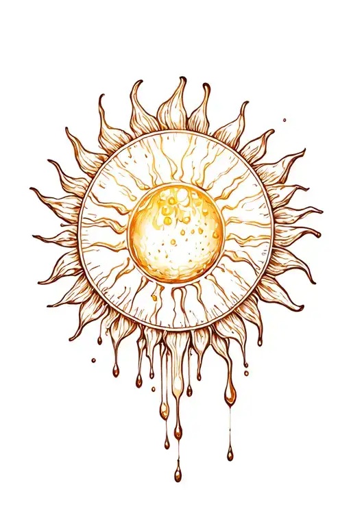 Sun And Honey Drip