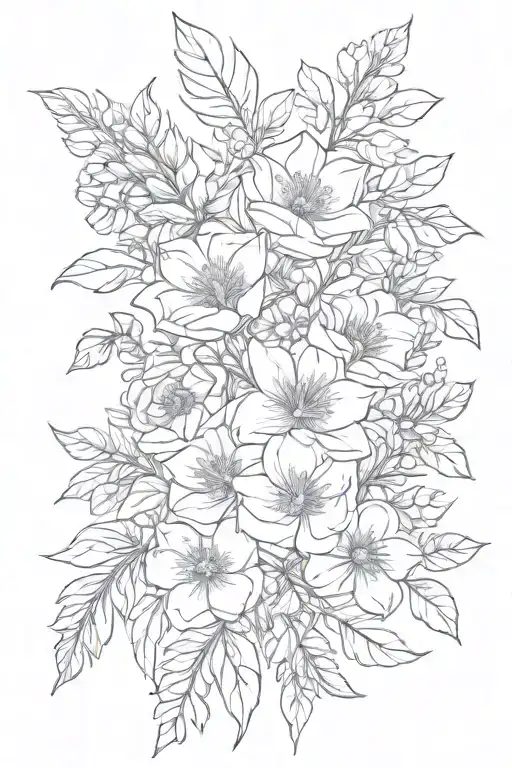 Birth Flower Bouquet