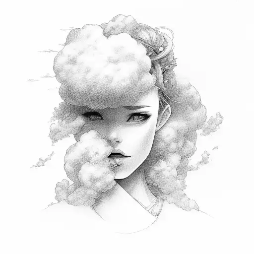 The Name Rachel With Clouds In The Background