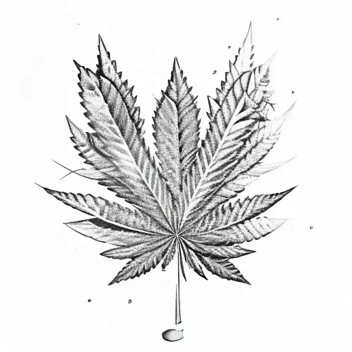 A Man Full Body Who Wearing Weed Leaf As A Jacket