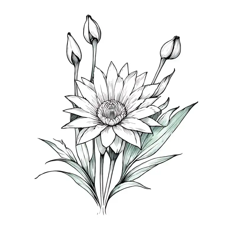 Marigold Daisy Narcissus Poppy Snow Drop Water Lily