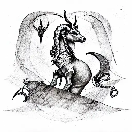 Capricorn On A Dagger