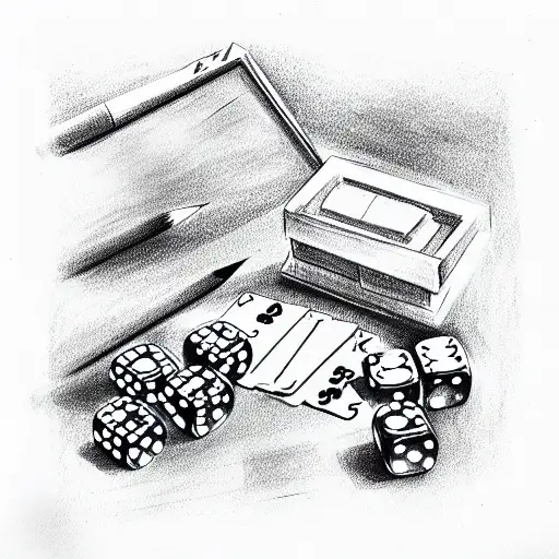 Dice And Poker Cards