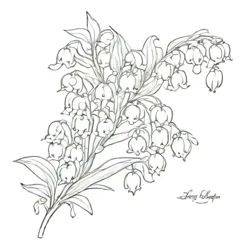 Very Simple Lily Of The Valley Flower