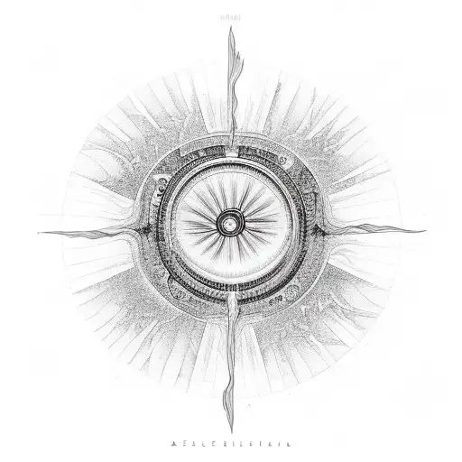 A Combination Of Sunrise And Sunset Using One Sun In The Middle