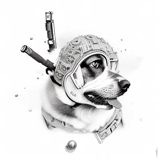 Real Favela Dog Equipped With Gun