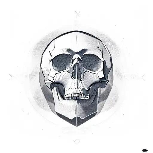 Skull Full Of Cogs And Clock Hands