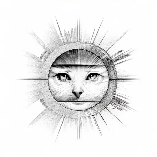 A Combination Of Sunrise And Sunset Using One Sun In The Middle