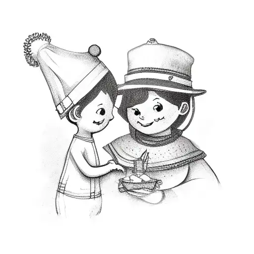 A Nanny Mom Hand In Hand With A Child