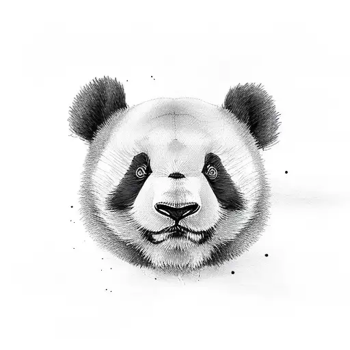 Half Panda Face Sleeve