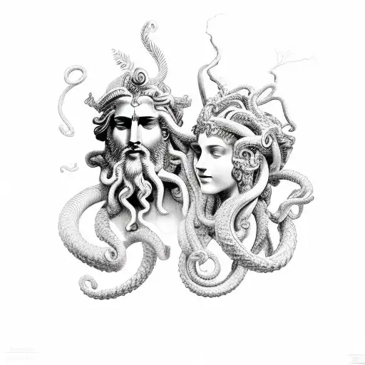 Zeus And Medusa