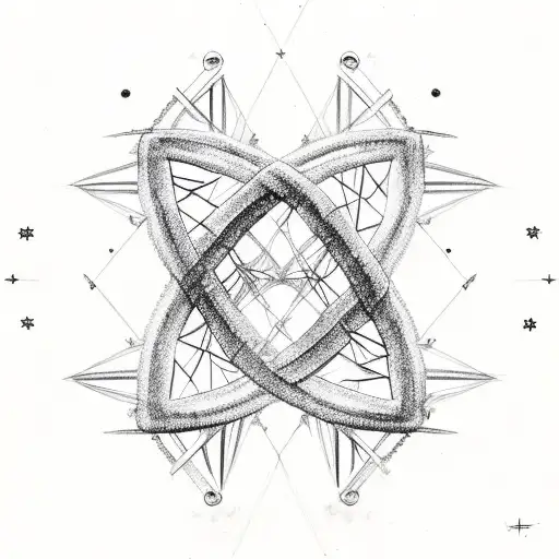 Dna Double Helix With Stars Inside