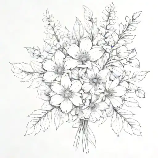 Birth Month Flower Bouquet