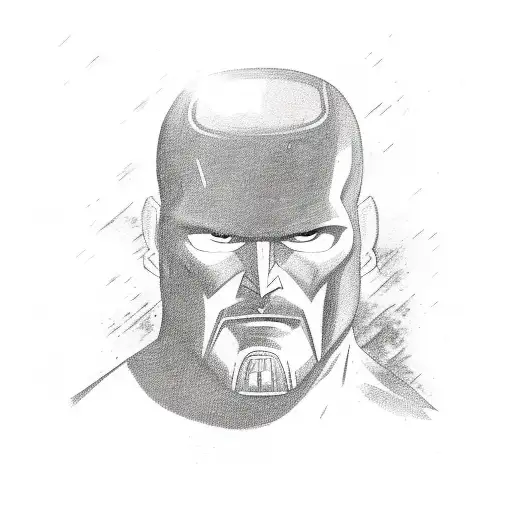 A Dark Movie Scene Featuring Stone Cold Steve Austin As A Heroic Fighter