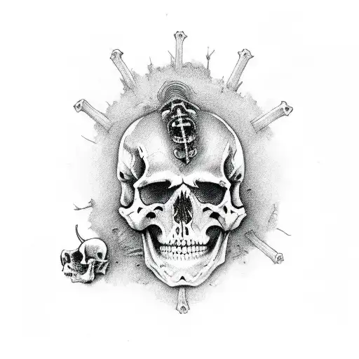 Black Plague Style Death Skeleton Modernized