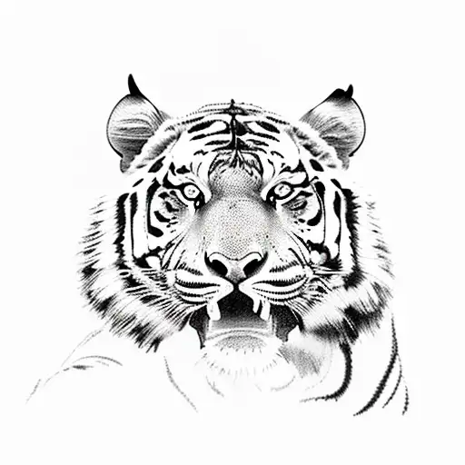 An Oil Rig Transformed Into A Towering Tiger