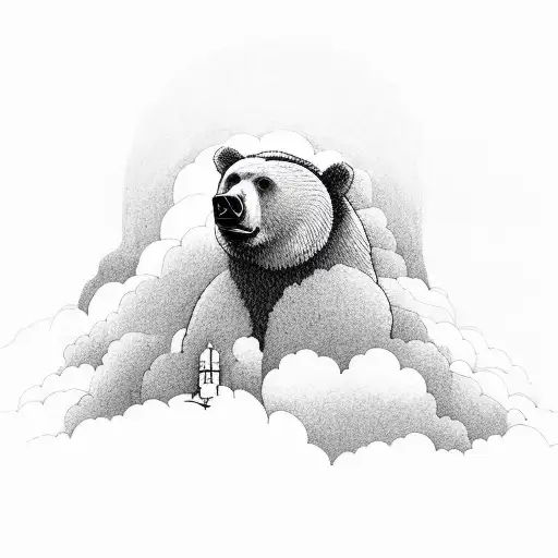 Bear In Clouds
