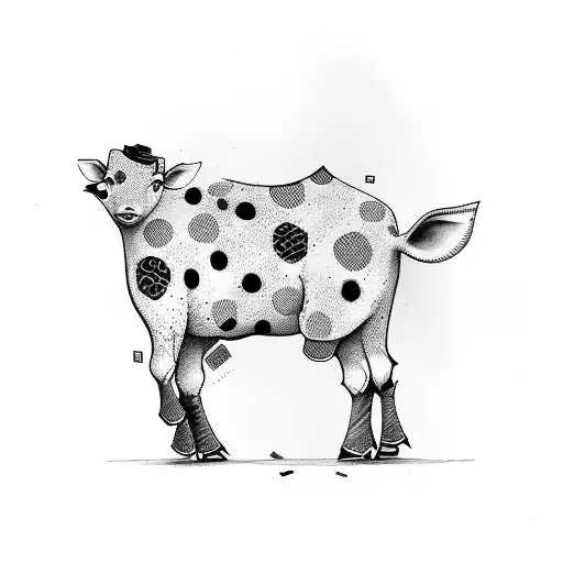 Trash Polka Baby Calf