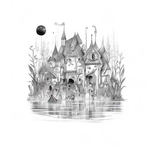 Dark Gothic Nature Aquarium