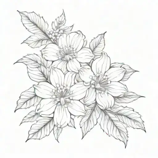 January August And December Birth Flower