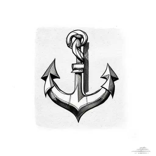 Letter A Looks Like An Anchor