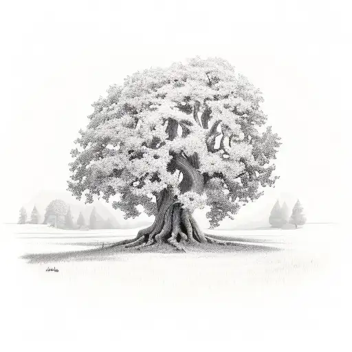 Realistic Oak Tree Anderson Stand Sure Crest