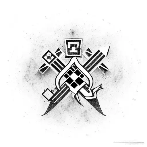 A Paramedic Symbol Intertwined With A Horror Movie Poster