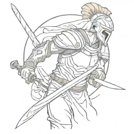Warrior In Rome Sword