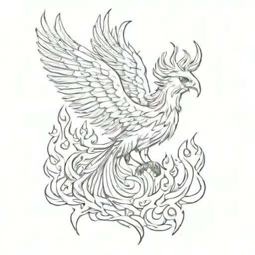 Phoenix Rising From Ashes