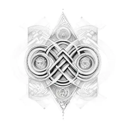 Infinity Symbol With Word ''Family'' Inside