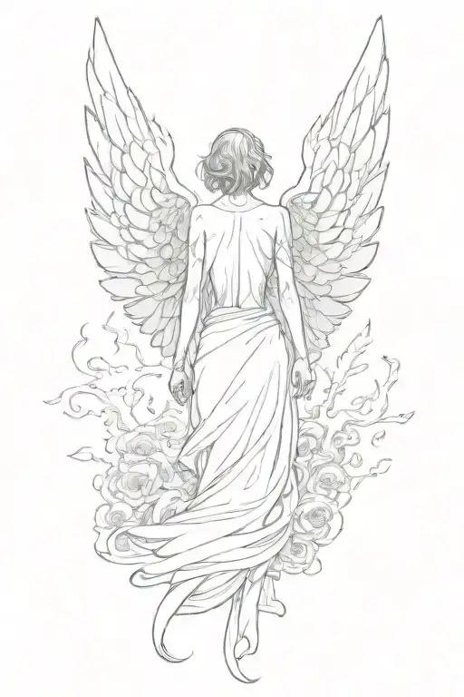 The Back Of An Fallen Angel
