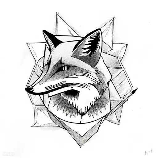 Fox With Hummingbird