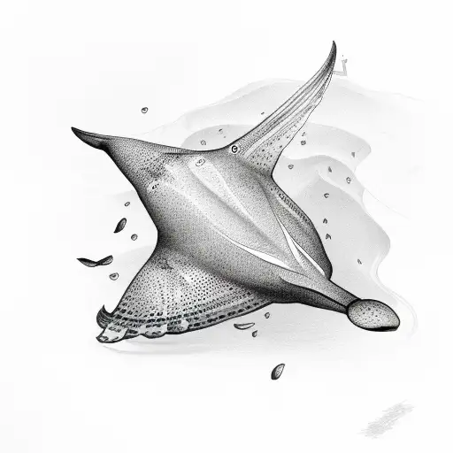 Eagle Ray And Fluer-de-le