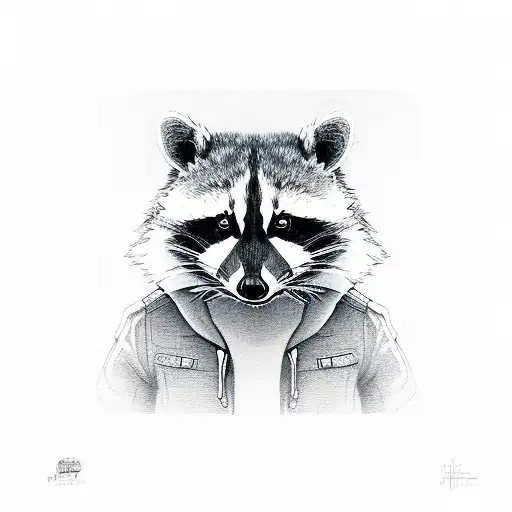 Funny Raccoon