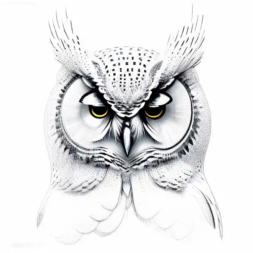 A Music Equalizer Forming The Shape Of An Owl