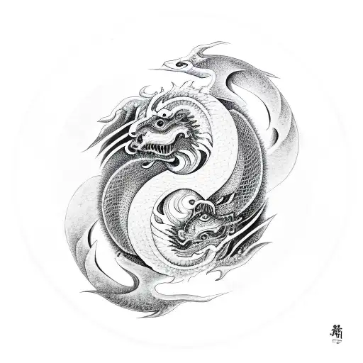 Dragon Yin Yang